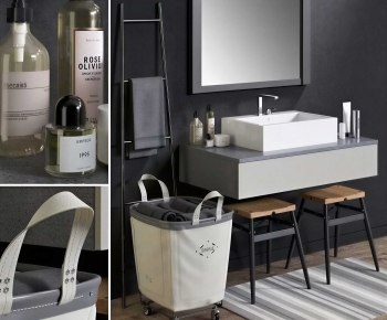 Modern Bathroom Cabinet-ID:173615938