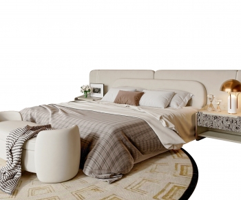 Modern Double Bed-ID:233632099