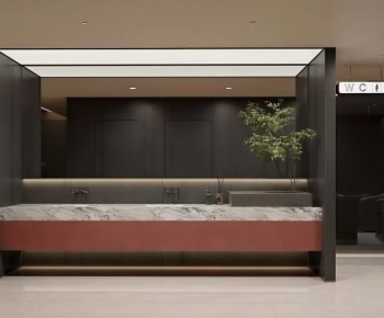 Modern Public Toilet-ID:681540977