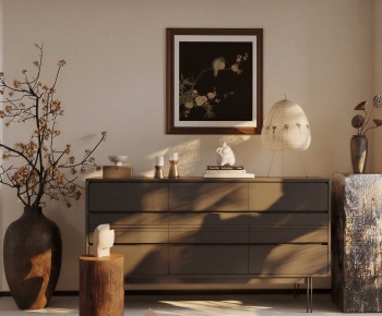 New Chinese Style Side Cabinet-ID:416759017