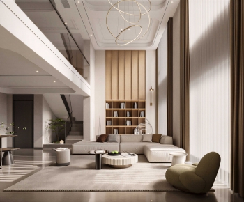 Modern A Living Room-ID:977494004