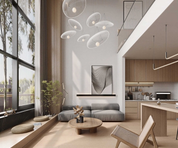 Modern A Living Room-ID:904902944