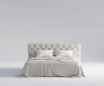 Simple European Style Double Bed-ID:863756901