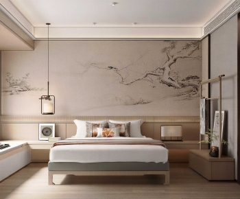 New Chinese Style Bedroom-ID:474832069