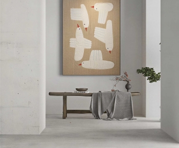 Wabi-sabi Style Console-ID:836826092