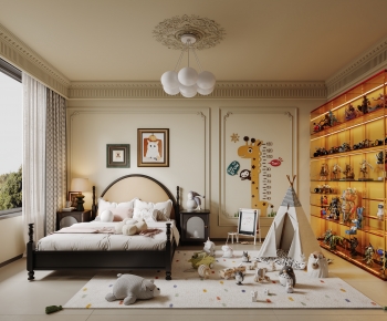 French Style Children's Room-ID:880043982