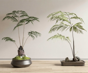 New Chinese Style Potted Green Plant-ID:989721067