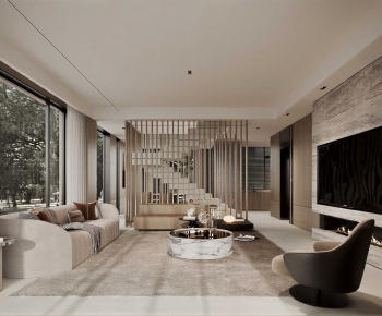 Modern A Living Room-ID:728374004