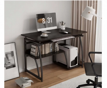 Modern Computer Desk And Chair-ID:103309216
