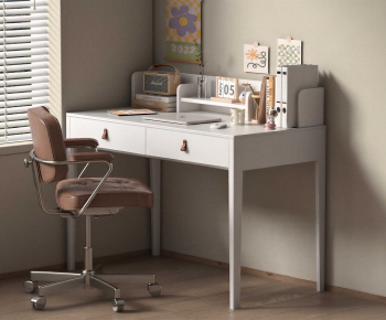 Modern Computer Desk And Chair-ID:939781902