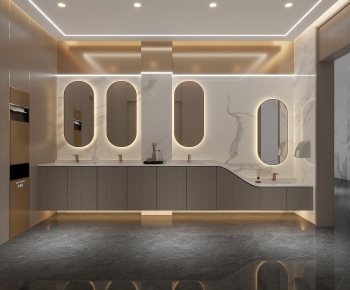 Modern Public Toilet-ID:814377076