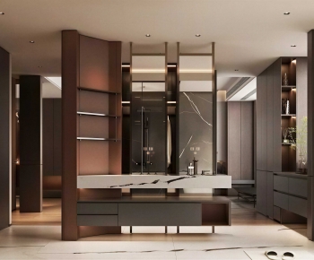 Modern Clothes Storage Area-ID:362751965