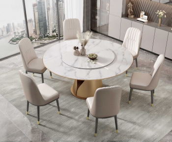 Modern Dining Table And Chairs-ID:505867966