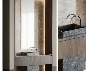 Modern Bathroom Cabinet-ID:101079939