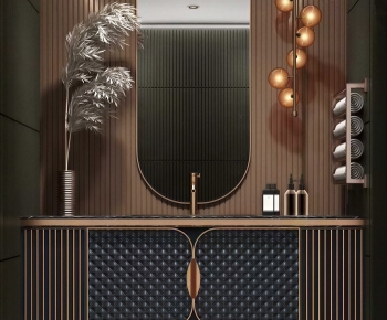 Modern Bathroom Cabinet-ID:605056054