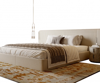 Modern Double Bed-ID:792838106