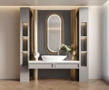 Modern Bathroom Cabinet-ID:143723968