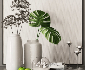 Modern Potted Green Plant-ID:228343962