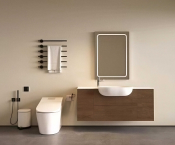 Modern Bathroom Cabinet-ID:505873924
