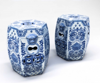 Chinese Style Stool-ID:102997061