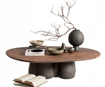 Wabi-sabi Style Coffee Table-ID:503987074