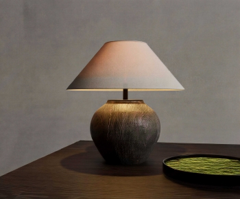 Wabi-sabi Style Table Lamp-ID:494990113