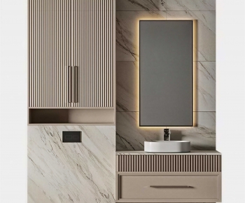 Modern Bathroom Cabinet-ID:163564923