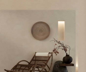 Wabi-sabi Style Rocking Chair-ID:230637076