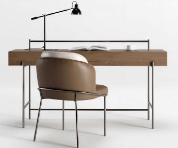 Modern Computer Desk And Chair-ID:288091902