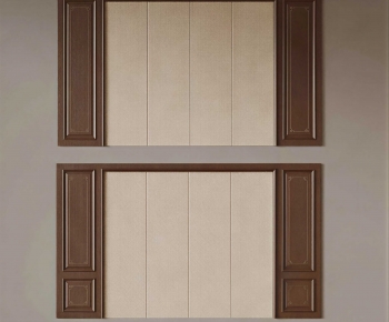 New Chinese Style TV Wall-ID:845875021