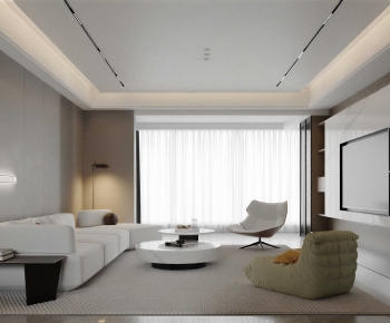 Modern A Living Room-ID:684870966