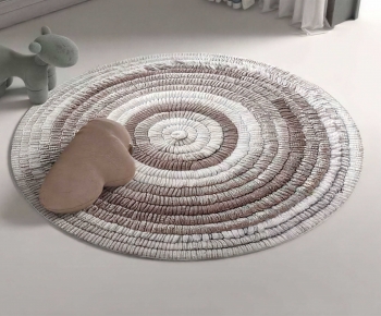 Modern Circular Carpet-ID:984124907
