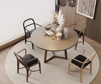 Modern Dining Table And Chairs-ID:484840935