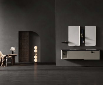 Modern Bathroom Cabinet-ID:414401059