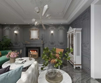 European Style A Living Room-ID:873120078