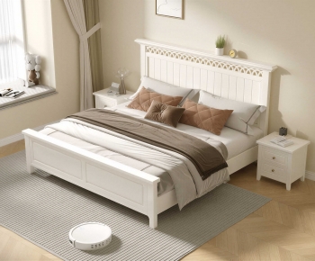 Modern Double Bed-ID:931411985