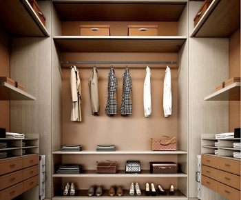 Modern Clothes Storage Area-ID:851938963