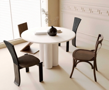 Modern Dining Table And Chairs-ID:717458012
