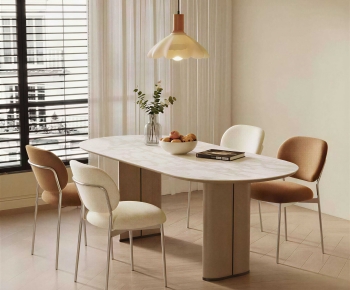 Modern Dining Table And Chairs-ID:367229063