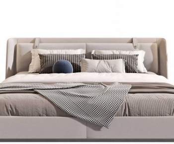 Modern Double Bed-ID:579350959