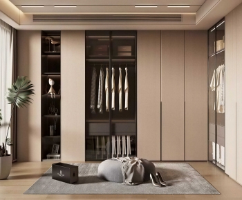 Modern Clothes Storage Area-ID:149728061