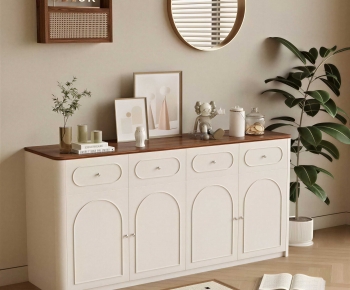 French Style Side Cabinet-ID:571593057