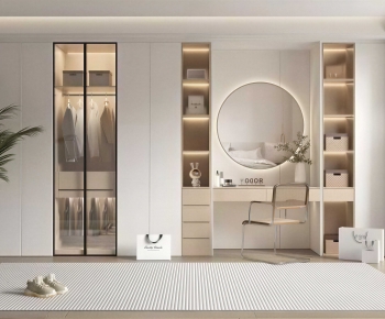 Modern Clothes Storage Area-ID:817720898
