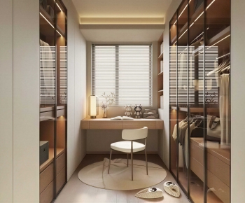 Modern Clothes Storage Area-ID:914130934