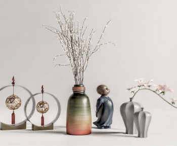 New Chinese Style Decorative Set-ID:344341045