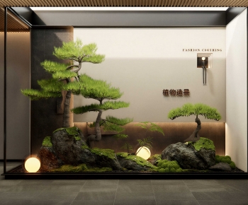 New Chinese Style Plant Landscaping-ID:841715104