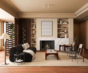 Modern A Living Room-ID:670511968