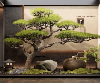 New Chinese Style Plant Landscaping-ID:123281967