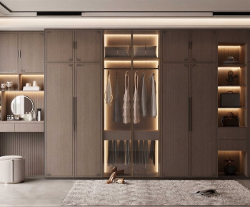 Modern Clothes Storage Area-ID:531176097