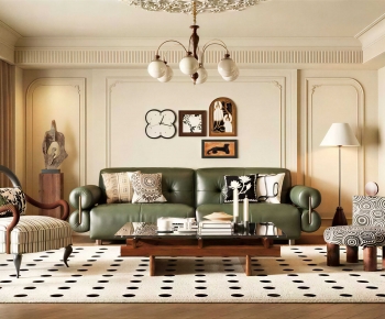 French Style A Living Room-ID:340190898